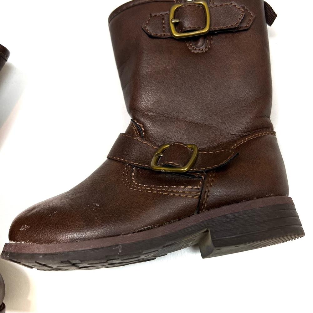 Carters Girls Buckle Riding Boots Sz 8 - Picture 3 of 11